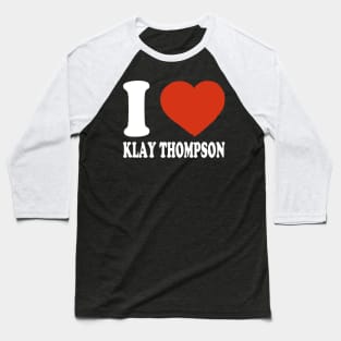 Graphic I Love Klay Personalized Name Sports Baseball T-Shirt